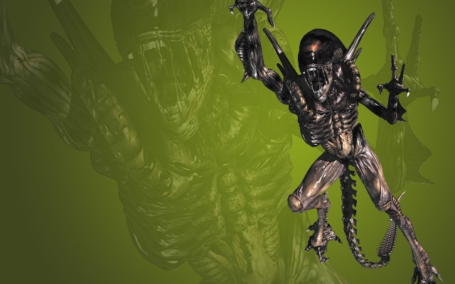 Aliens Vs. Predator 2. Desktop wallpaper