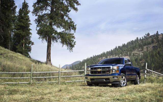 Chevrolet Silverado 2014. Desktop wallpaper