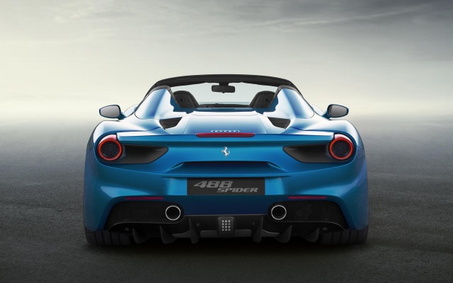 Ferrari 488 Spider 2016. Desktop wallpaper