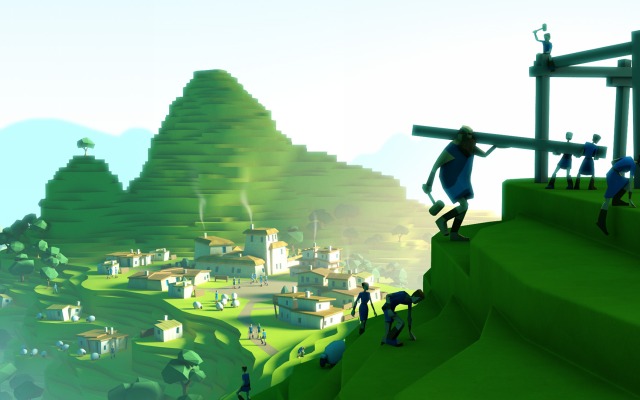 Godus. Desktop wallpaper