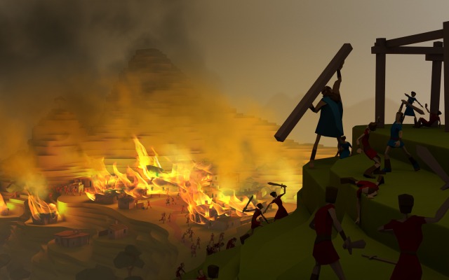 Godus. Desktop wallpaper