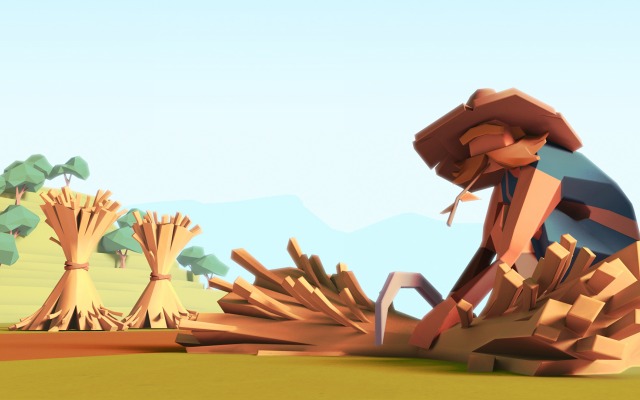 Godus. Desktop wallpaper