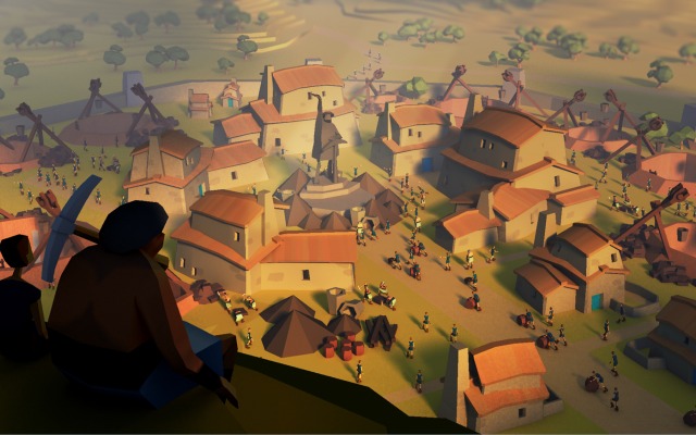 Godus. Desktop wallpaper