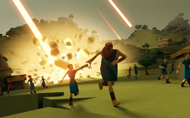 Godus. Desktop wallpaper