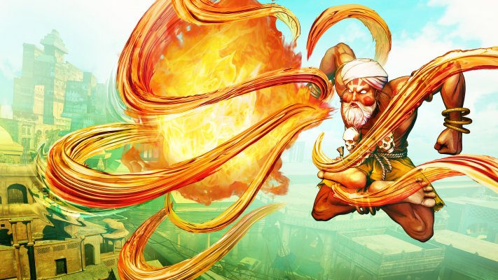 Dhalsim. Desktop wallpaper