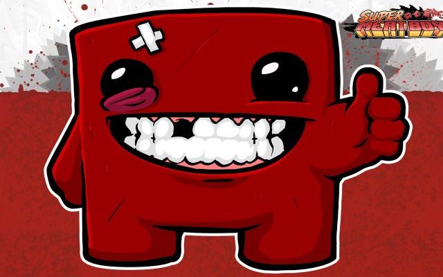 Super Meat Boy. Desktop wallpaper