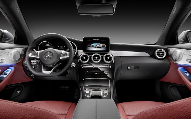 Mercedes-Benz C 300 2016. Desktop wallpaper