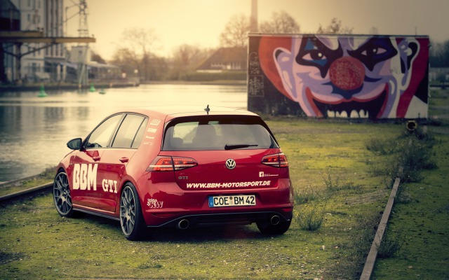 Volkswagen Golf VII GTI Plus BBM Motorsport 2015. Desktop wallpaper