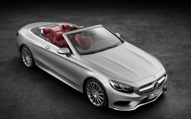 Mercedes-Benz S-Class Cabriolet 2017. Desktop wallpaper