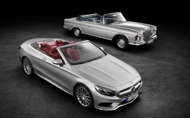 Mercedes-Benz S-Class Cabriolet 2017. Desktop wallpaper