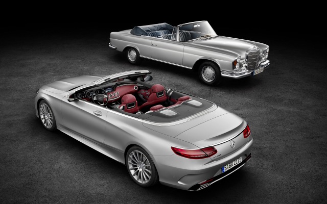 Mercedes-Benz S-Class Cabriolet 2017. Desktop wallpaper