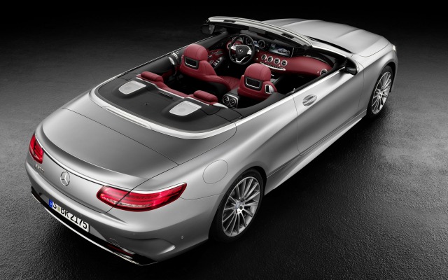 Mercedes-Benz S-Class Cabriolet 2017. Desktop wallpaper