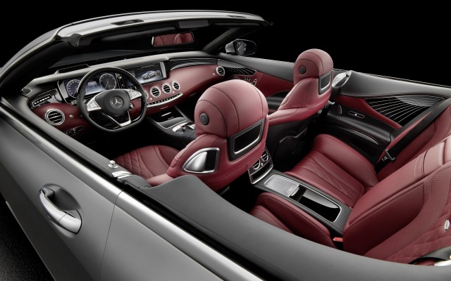 Mercedes-Benz S-Class Cabriolet 2017. Desktop wallpaper