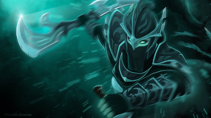 Phantom Assassin. Desktop wallpaper