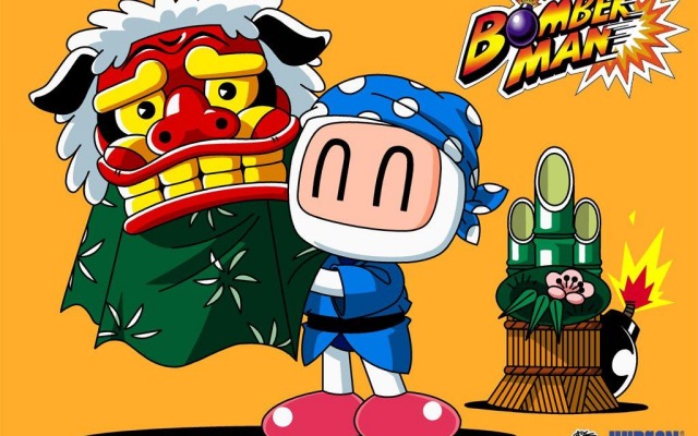 Bomberman. Desktop wallpaper