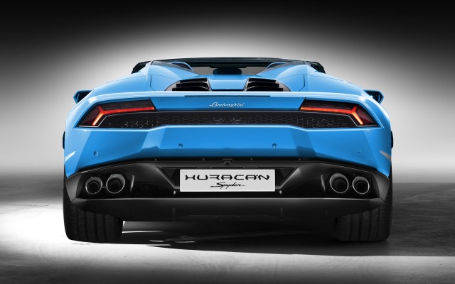 Lamborghini Huracán LP 610-4 Spyder 2016. Desktop wallpaper