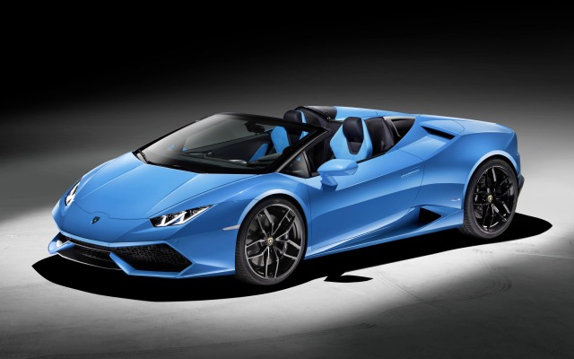 Lamborghini Huracán LP 610-4 Spyder 2016. Desktop wallpaper