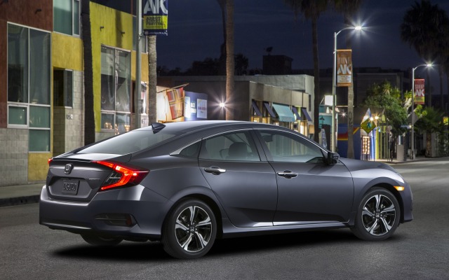 Honda Civic Sedan Touring 2016. Desktop wallpaper