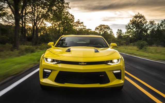 Chevrolet Camaro SS Coupe 2016. Desktop wallpaper