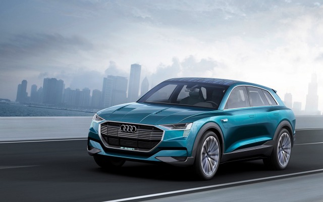 Audi e-tron quattro Concept 2015. Desktop wallpaper