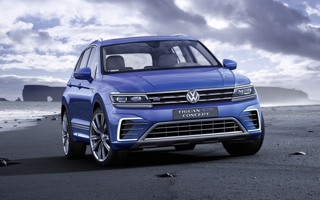 Volkswagen Tiguan GTE Concept 2015. Desktop wallpaper