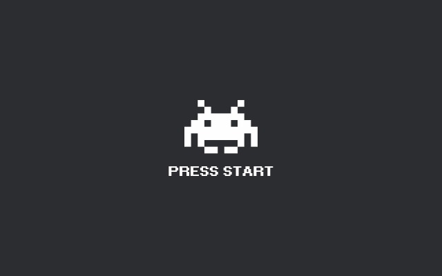 Space Invaders. Desktop wallpaper