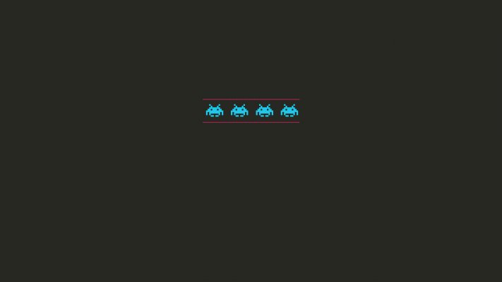 Space Invaders. Desktop wallpaper