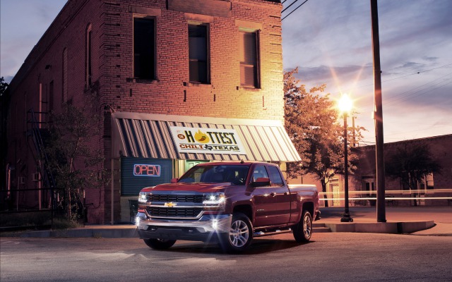 Chevrolet Silverado 1500 2016. Desktop wallpaper