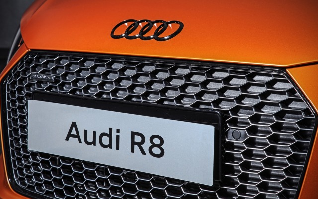 Audi R8 V10 HplusB Design 2015. Desktop wallpaper
