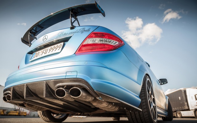 Mercedes-Benz C 63 AMG Carbonfiber Dynamics 2015. Desktop wallpaper