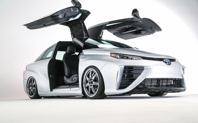 Toyota Mirai Back to the Future Concept 2015. Desktop wallpaper