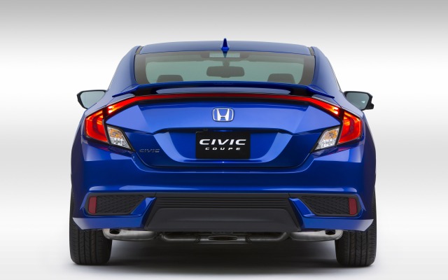 Honda Civic Coupe 2016. Desktop wallpaper