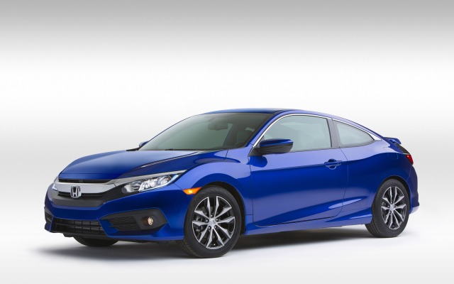 Honda Civic Coupe 2016. Desktop wallpaper