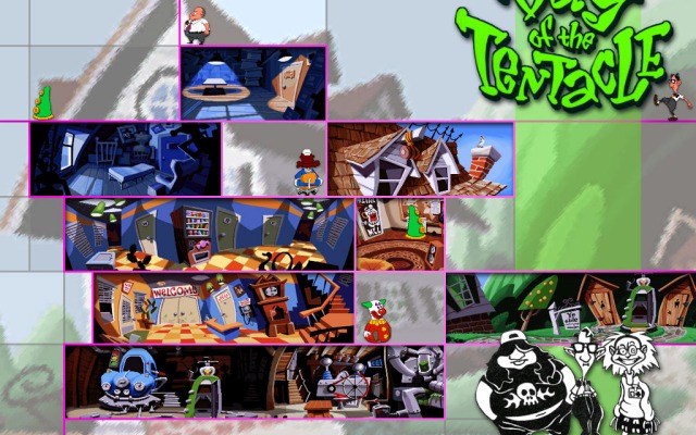 Day of the Tentacle. Desktop wallpaper