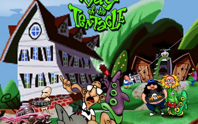 Day of the Tentacle. Desktop wallpaper