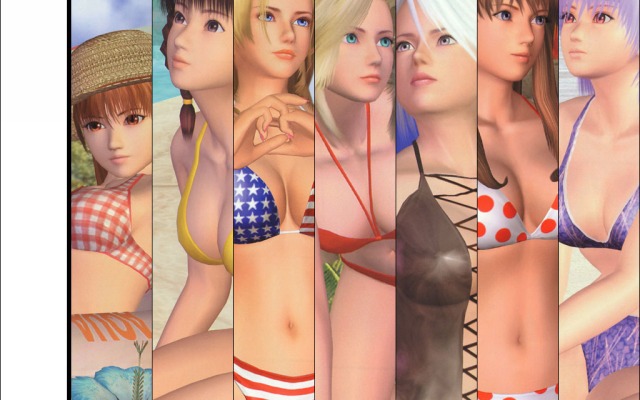 Dead or Alive: Xtreme Beach Volleyball. Desktop wallpaper