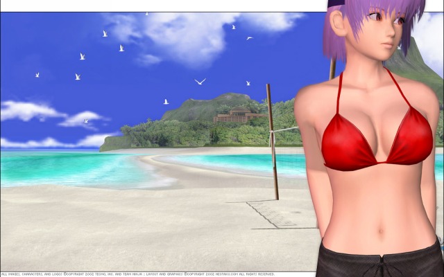Dead or Alive: Xtreme Beach Volleyball. Desktop wallpaper