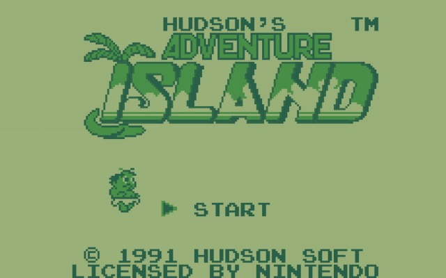 Hudson's Adventure Island. Desktop wallpaper