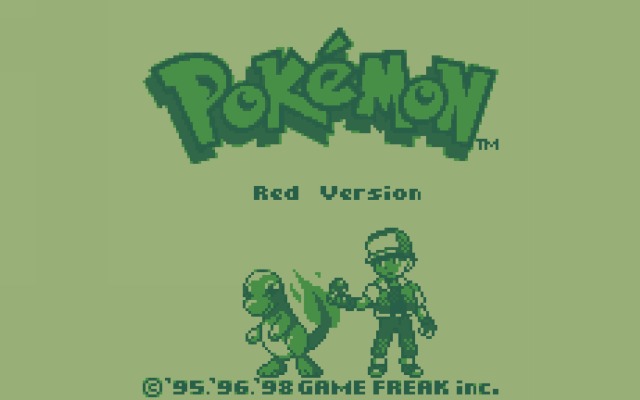 Pokemon Red Version. Desktop wallpaper