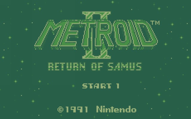 Metroid 2: Return of Samus. Desktop wallpaper