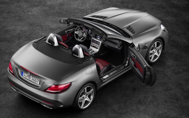 Mercedes-Benz SLC 300 2015. Desktop wallpaper