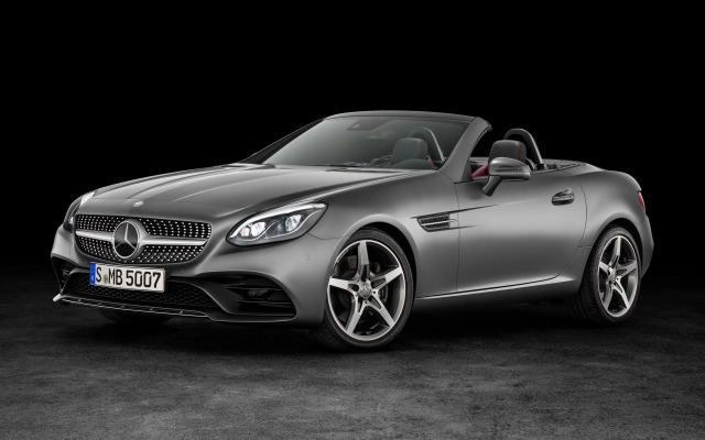 Mercedes-Benz SLC 300 2015. Desktop wallpaper