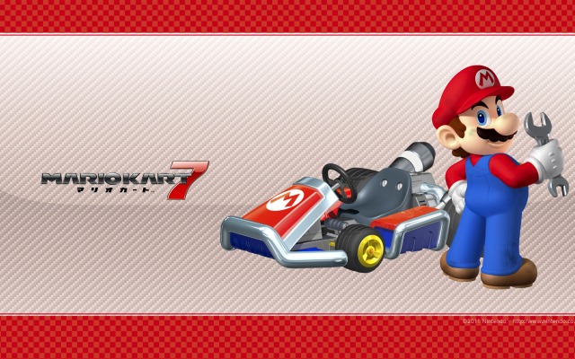 Mario Kart 7. Desktop wallpaper