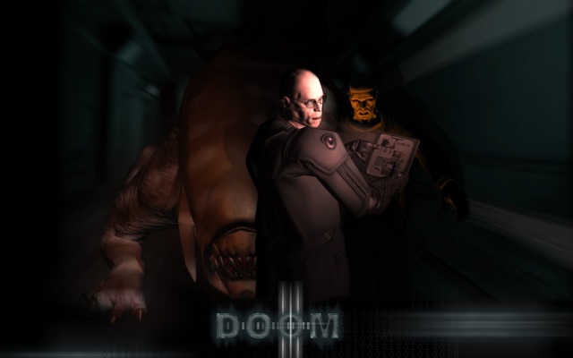 Doom 3. Desktop wallpaper