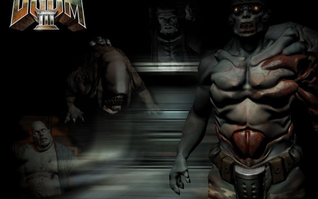 Doom 3. Desktop wallpaper