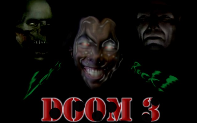 Doom 3. Desktop wallpaper