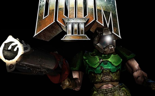 Doom 3. Desktop wallpaper