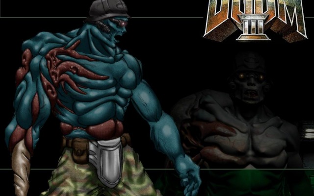 Doom 3. Desktop wallpaper
