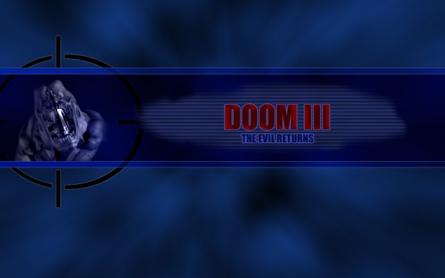 Doom 3. Desktop wallpaper