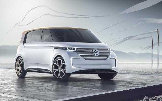 Volkswagen BUDD-e Concept 2016. Desktop wallpaper